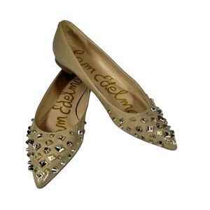 Sam Edelman Savana Size 7.5 Studded Flat Slip On Office, Business, Casual